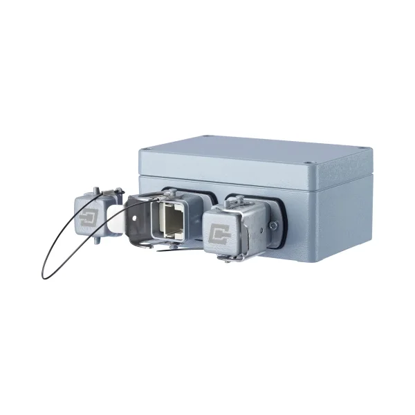 METZ CONNECT E-DAT Industry IP67 V5 2 Port  metal outlet