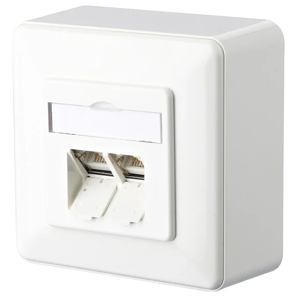 METZ CONNECT E-DAT C6A 2 Port AP, reinweiß