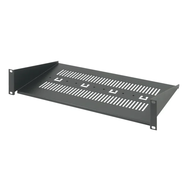 SCHROFF 19"-Geräteträger, 2 HE - 19" GERAETETRAEGER 2HE RAL7021