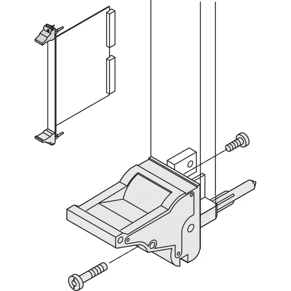 SCHROFF IEL-Griff - IEL-GRIFF OBEN GR/SW 10STK