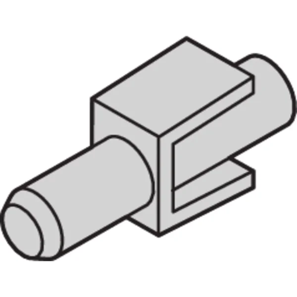 SCHROFF Fixierclip für Kunststoffgriff in Trapezform - NTS FIXIERCLIPS 100STK