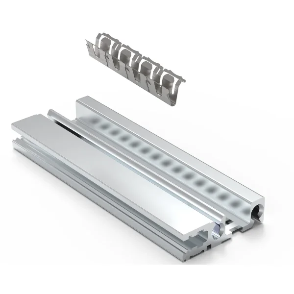 SCHROFF EMV-Dichtung (Stahl, rostfrei) zwischen Abdeckblech und Modulschiene - KONT.STR MS-ADBL 84TE 10STK