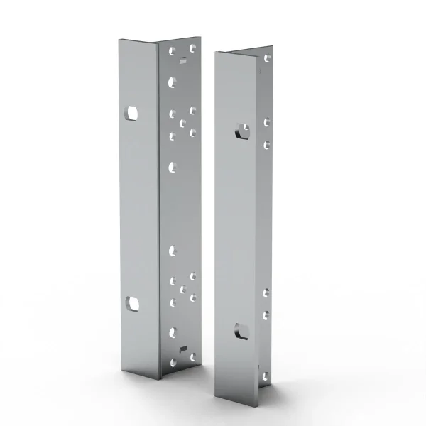 SCHROFF 19''-Winkel Typ F ohne Grifflöcher für Edelstahldichtung - 19" WINKEL 4HE O.GR. 2STK