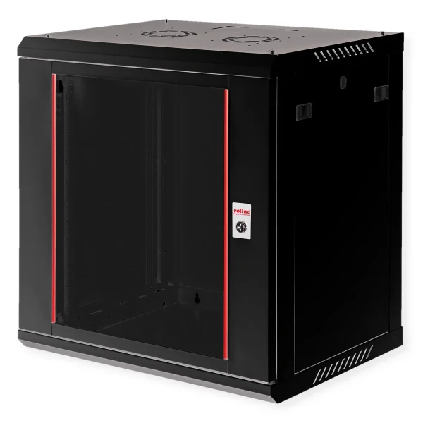 ROLINE 19-Zoll Wandgehäuse Basic Plus 12HE, 600x450 BxT schwarz