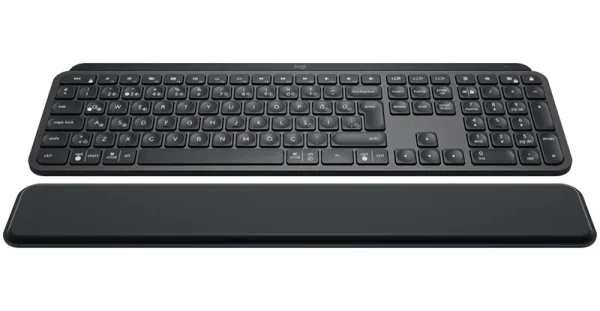 Logitech MX Keys Tastatur RF Wireless + Bluetooth QWERTY UK Englisch Schwarz