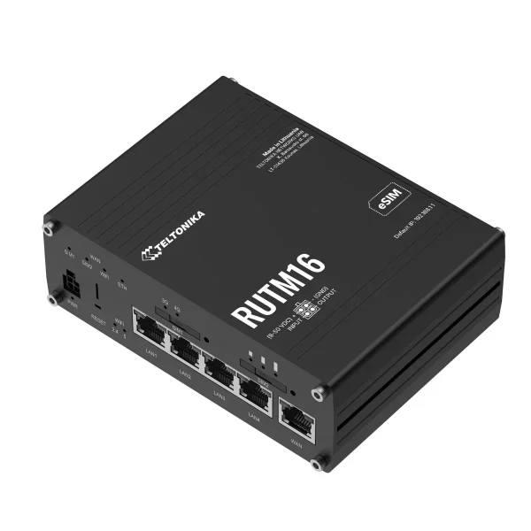 TELTONIKA RUTM16 eSIM CAT6 LTE Router