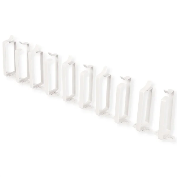 ROLINE Kabelführungsbügel, 44x100mm grau 10 Stück