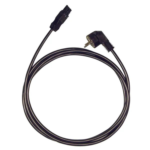 Lüftereinschub, Netzanschlusskabel mit Schutzkontaktstecker