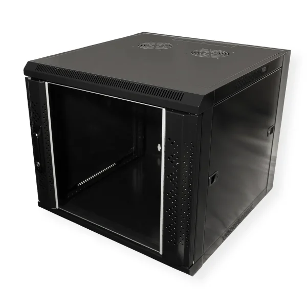 VALUE Wandgehäuse 6 HE (HxBxT) 368x570x450mm, Bausatz, schwarz