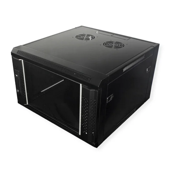 VALUE Wandgehäuse 6 HE (HxBxT) 368x570x600mm, Bausatz, schwarz