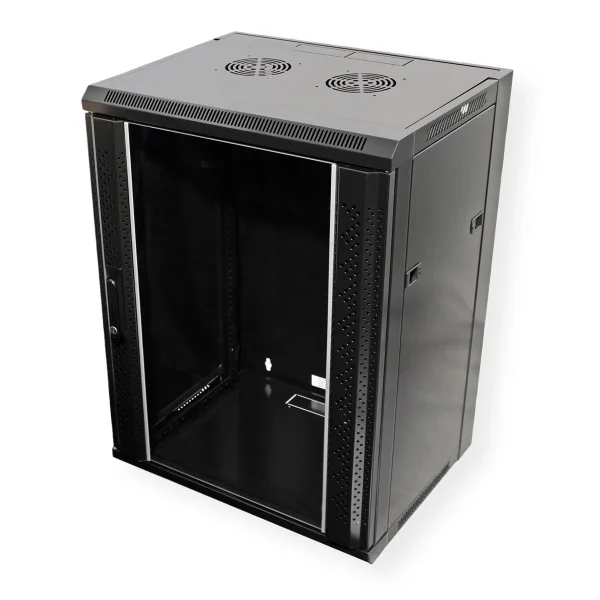 VALUE Wandgehäuse 15 HE (HxBxT) 768x570x450mm, Bausatz, schwarz