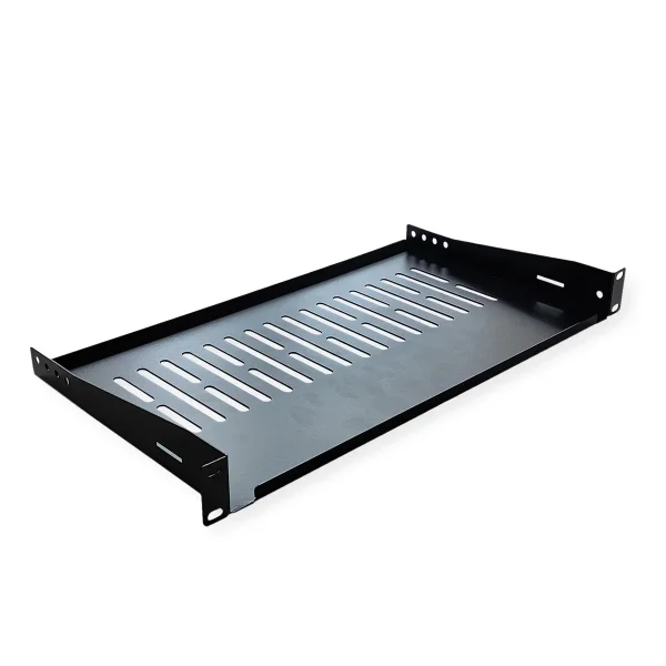 VALUE 19-Zoll-Geräteträger 1 HE, T: 250mm, max. 10 kg, U-Form, schwarz