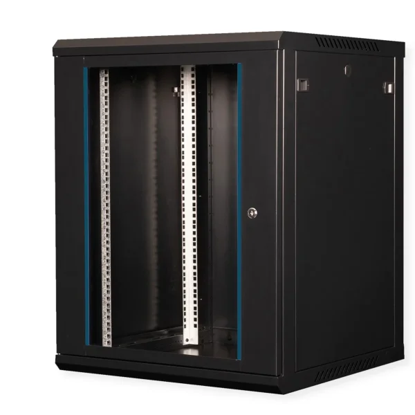 VALUE 19-Zoll Wandgehäuse 15HE, 600x600mm schwarz, Bausatz