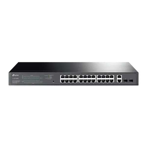 TP-Link TL-SG1428PE Netzwerk-Switch Managed L2 Gigabit Ethernet (10/100/1000) Power over Ethernet (PoE) 1U Schwarz