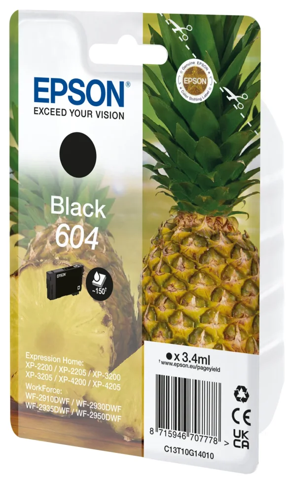 Epson 604 Druckerpatrone 1 Stück(e) Original Schwarz