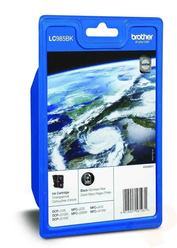 Brother LC-985BKBPDR Druckerpatrone 1 Stück(e) Original Schwarz