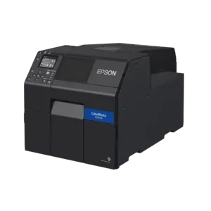 Epson ColorWorks CW-C6500Ae, matte black ink, Cutter, Disp., USB, Ethernet, schwarz
