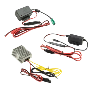 RAM Mounts Charger für RAM® Temp-Right™ heater module, offene Enden, 24-60V DC Eingang, 12V DC Ausgang, SAE-Stecker