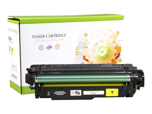 STATIC cartr HP CF322A ylw reman 16.5k