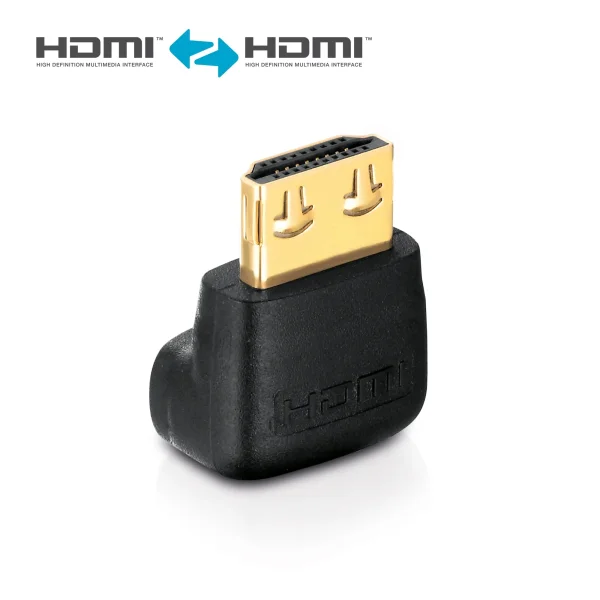 4K Premium High Speed HDMI Winkeladapter 90°