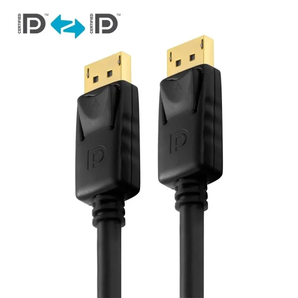 Zertifiziertes 4K DisplayPort-Kabel - schwarz, 5,00m