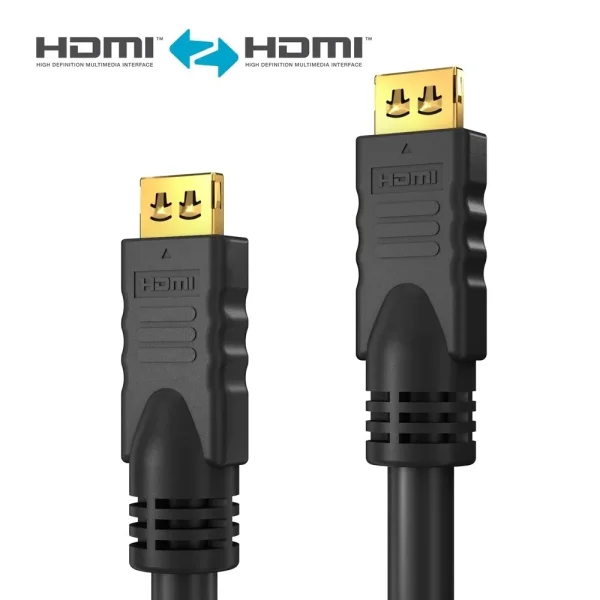 Halogenfreies 4K Premium High Speed HDMI Kabel - 30.0m, schwarz