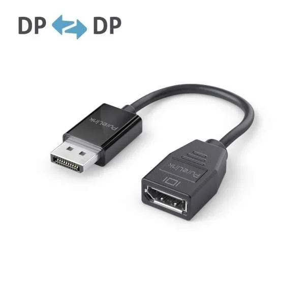 Premium 4K DisplayPort Portsaver - Schwarz