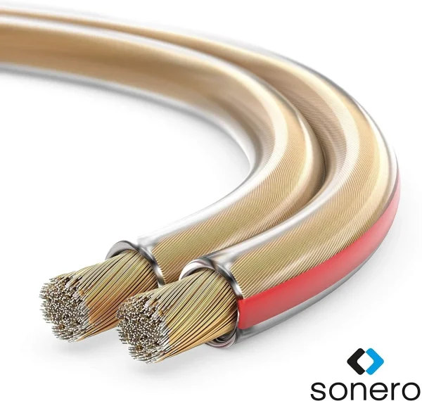 Sonero Premium 1,50mm² Lautsprecherkabel, 25,00m
