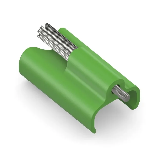 1 Stück - Abnehmbarer Tru-Lock-.System Clip für PureInstall USB-C Kabel - grün