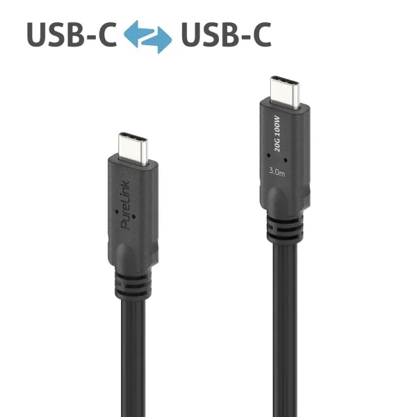 Premium USB4 Gen2 Micro Coax USB-C Kabel, 3.00m