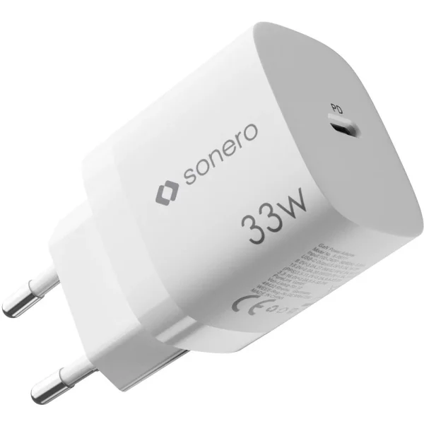USB-C GaN-Ladegerät - 1 Anschluss - 33W PD - weiß