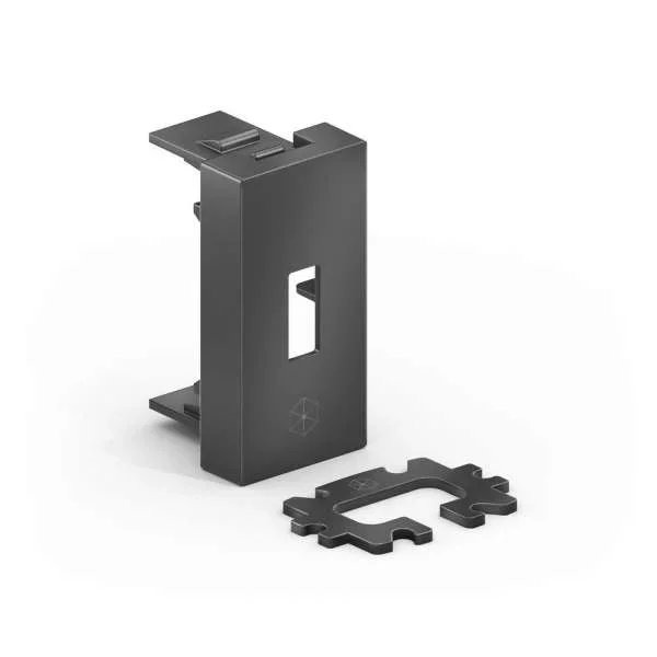 mediahub2 - USB-A-Steckplatzabdeckung - schwarz