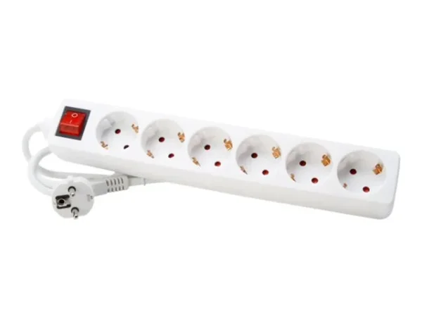 EFB 6-fach Steckdosenleiste mit Schalter