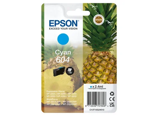 Epson 604 Druckerpatrone 1 Stück(e) Original Standardertrag Cyan
