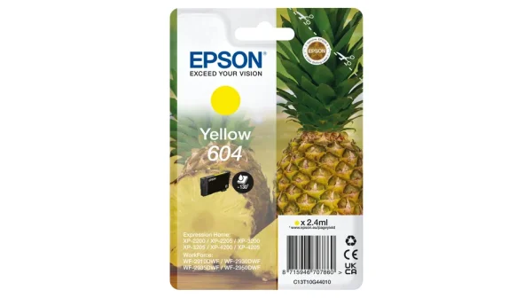 Epson 604 Druckerpatrone 1 Stück(e) Original Standardertrag Gelb