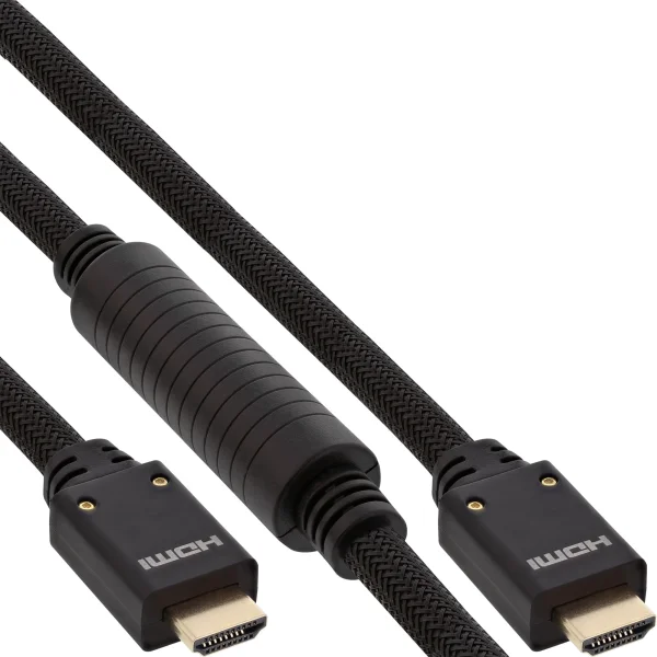 InLine® HDMI Aktiv-Kabel, HDMI-High Speed mit Ethernet, 4K2K, ST/ST, 25m