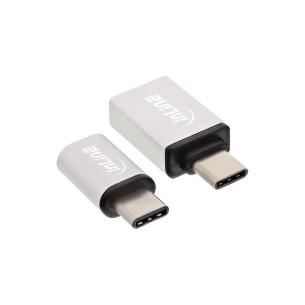 InLine® USB Adapter-Set USB-C an USB 2.0 Micro-B & USB 3.2 Gen.1 USB-A
