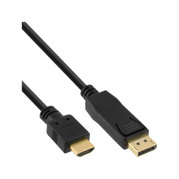 20er B-Pack InLine® DisplayPort / HDMI Konverter Kabel, schwarz, 3m