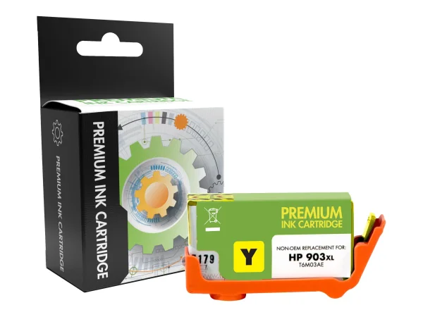 STATIC Ink cartr HP T6M11AE ylw reman