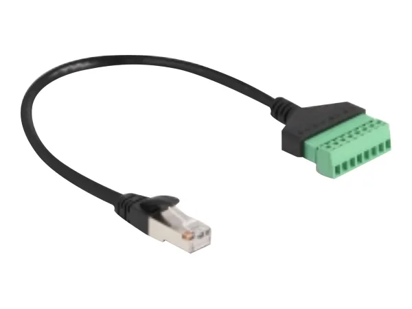 DELOCK RJ45 Kabel Cat.6 zu Terminalblock