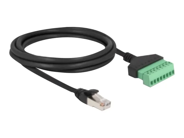 DELOCK RJ45 Kabel Cat.6 zu Terminalblock