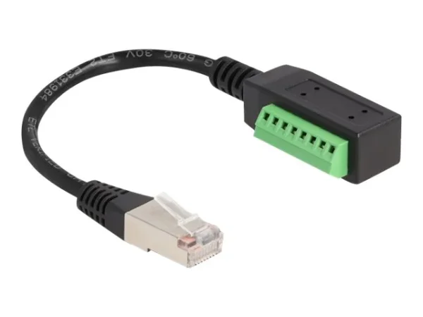 DELOCK RJ45Kabel Cat.5e zu Terminalblock