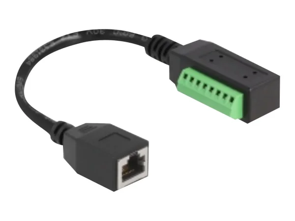 DELOCK RJ45Kabel Cat.5e zu Terminalblock