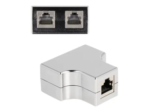 DELOCK RJ45 Splitter / T-Adapter 1x RJ45