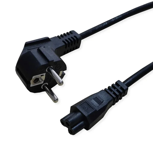 STANDARD Netzkabel, 3pol. Notebook-Buchse, schwarz, 1,8 m