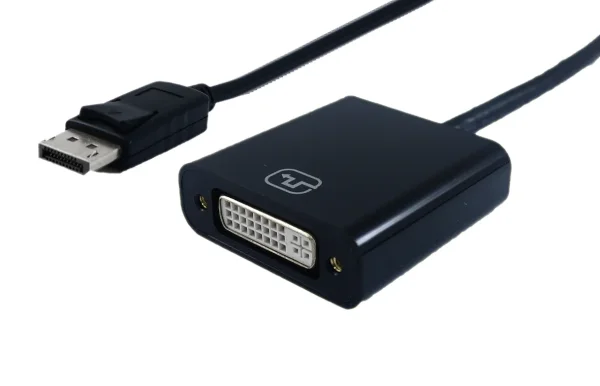 STANDARD DisplayPort-DVI Adapter, DP Stecker-DVI Buchse, 0,15 m