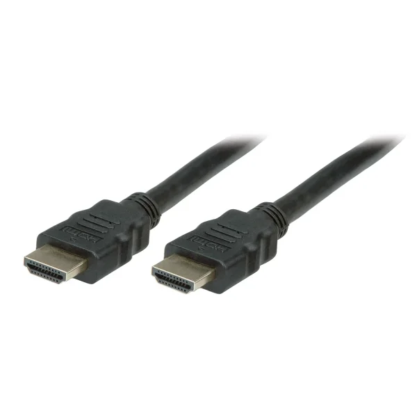 STANDARD HDMI Ultra HD Kabel mit Ethernet, ST/ST, schwarz, 1 m