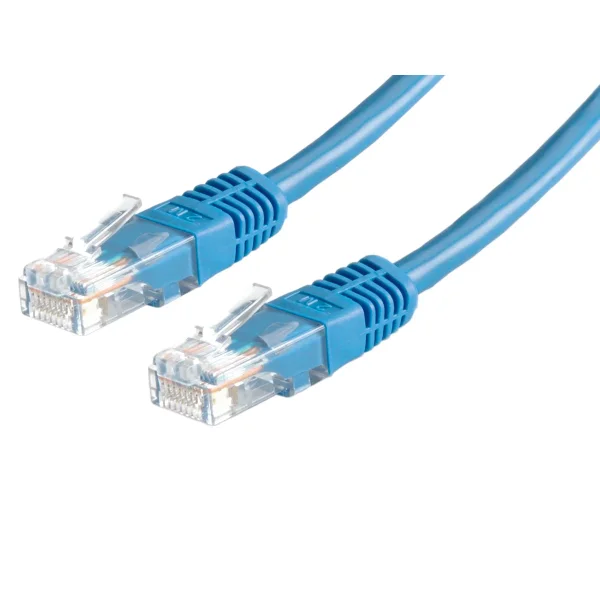 STANDARD UTP-Patchkabel konf. Cat.6 (Class E), blau, 1 m