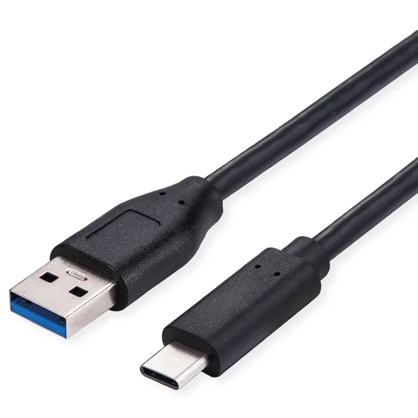 Standard USB 3.2 Gen 1 Kabel, USB A-C, ST/ST, 0,5 M
