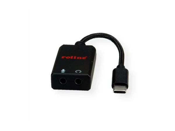 ROLINE Adapter USB Typ C 2x 3,5mm 0,13m
